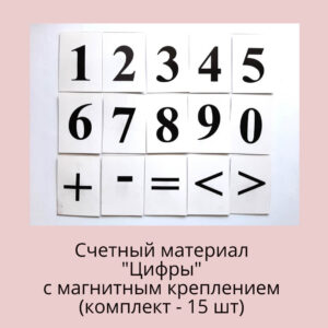 Цифры на магнитах